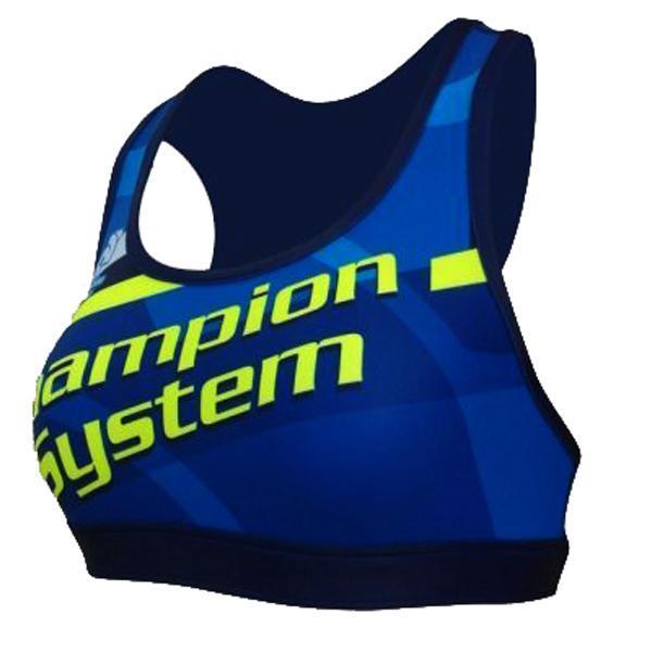 Custom Printed Strappy Back Sport Bra, Sports Team Apparel