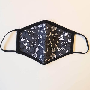 Floral Grey - Non-Medical Face Mask