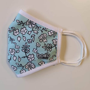 Floral Mint - Non-Medical Face Mask