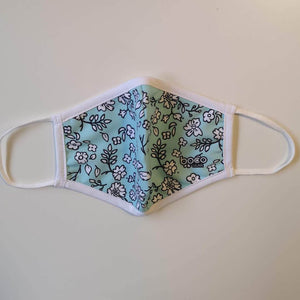 Floral Mint - Non-Medical Face Mask