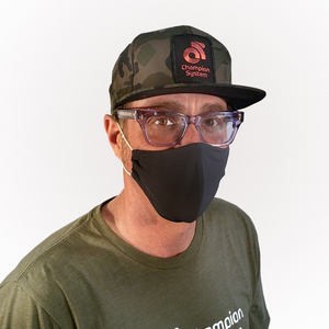 CS Premium Reusable Mask Black 3 pack