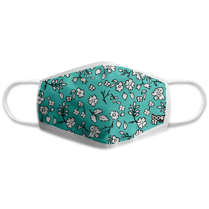Floral Mint - Non-Medical Face Mask