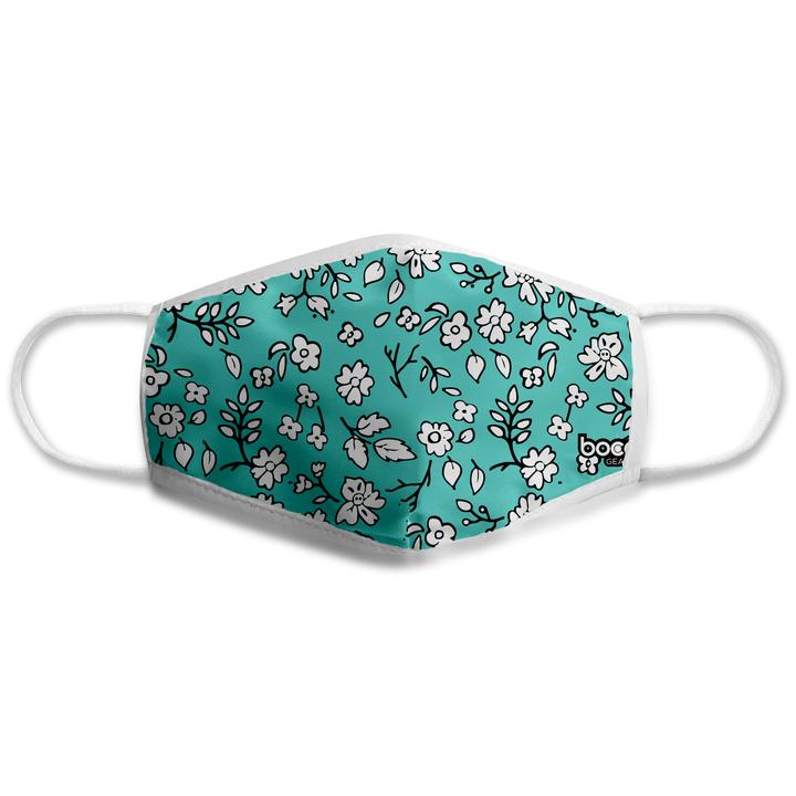 Floral Mint - Non-Medical Face Mask