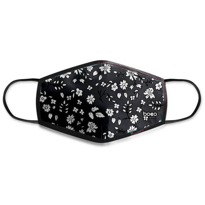Floral Grey - Non-Medical Face Mask